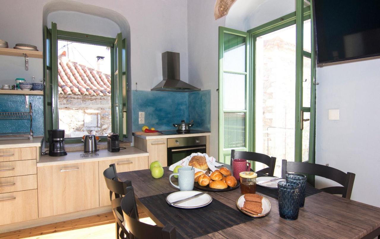 Stavroulas Stone House In Rigklia, Messinia Riglia Bagian luar foto