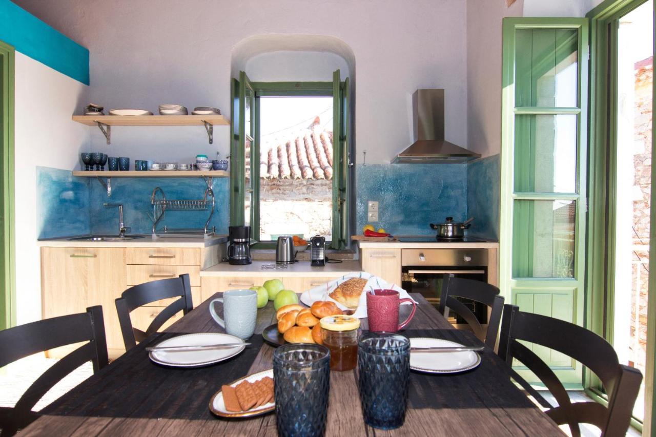 Stavroulas Stone House In Rigklia, Messinia Riglia Bagian luar foto