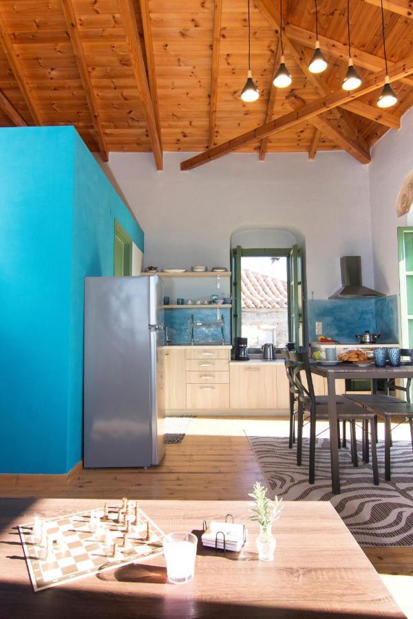 Stavroulas Stone House In Rigklia, Messinia Riglia Bagian luar foto